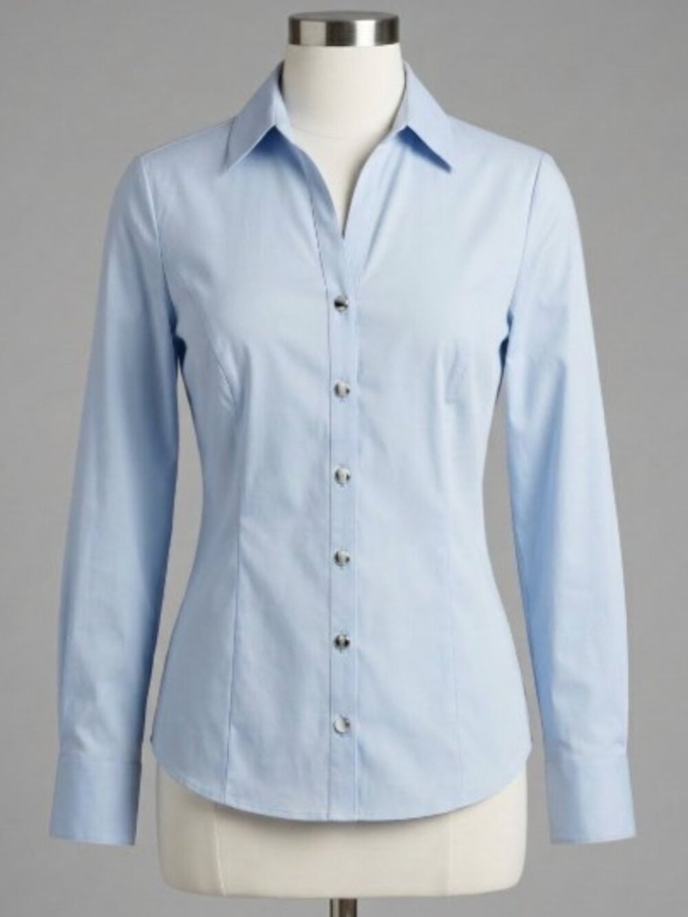 Calvin Klein Light Blue Button-Down Shirt in Size Medium
